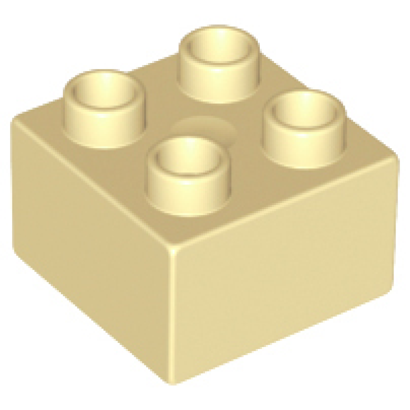 Duplo, Steen 2x2 Tan